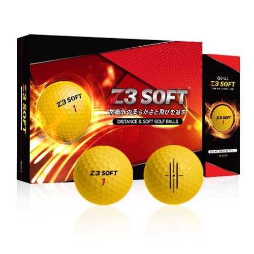 【公式】ゴルフボール Z3 SOFT イエロー 3ダース